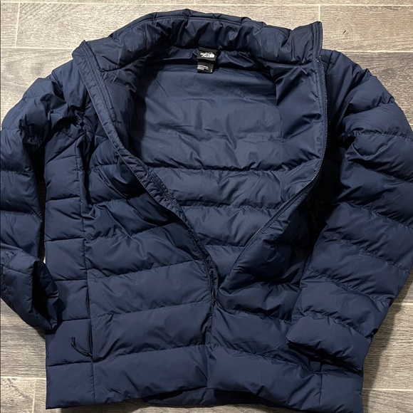 The North Face Men's Aconcagua 3 Dark Blue Puffer Jacket - Picture 4 of 9